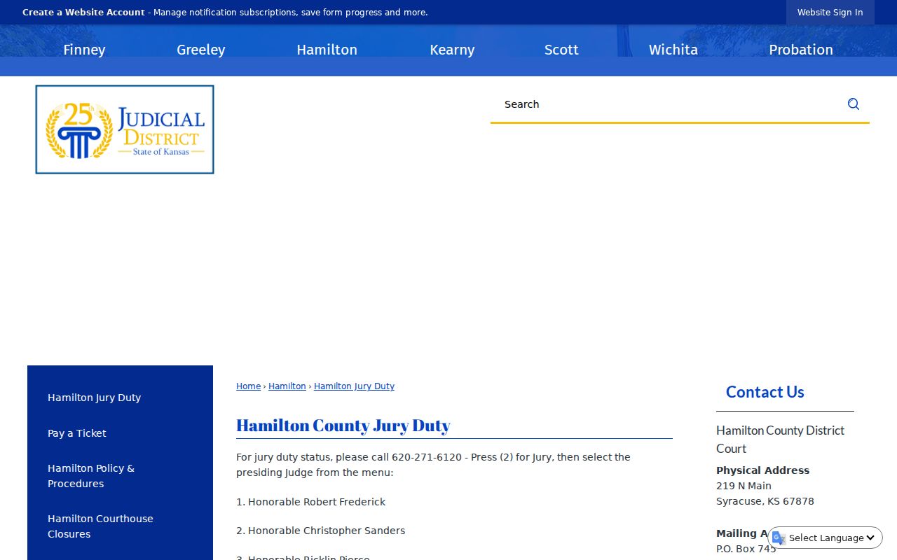 Hamilton County court docket jury status instructions